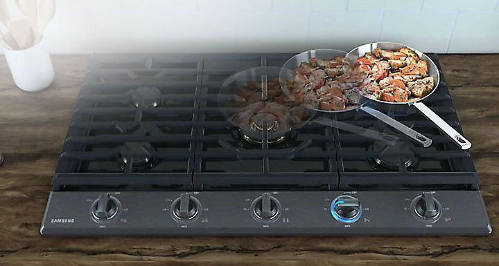 30 Built-In Gas Cooktop with 22K BTU Dual Power Burner - NA30K7750TS/AA