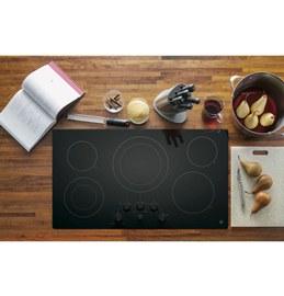 36" GE Electric Cooktop With Knob Control - JP3536DJBB