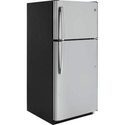 30" GE 18.2 Cu. Ft. Top-Freezer Refrigerator in Stainless Steel - GTS18FSLKSS