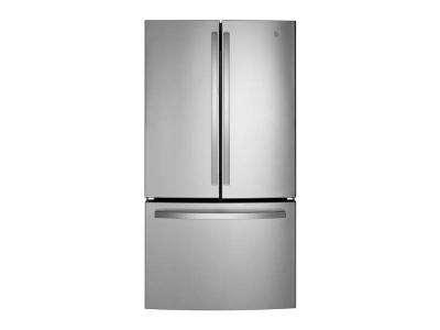 36" GE 27.0 Cu. Ft. Fingerprint Resistant French-Door Refrigerator - GNE27JYMFS