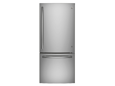 30" GE 20.9 Cu. Ft. Bottom Mount Refrigerator In Fingerprint Resistant Stainless Steel - GDE21DYRKFS