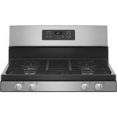 30" GE 4.8 Cu. Ft. Free-Standing Gas Range In Stainless Steel - JCGBS61RPSS