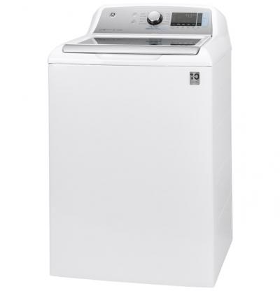 27" GE 5.0  Cu. Ft. Capacity Smart Washer With Sanitize - GTW845CSNWS