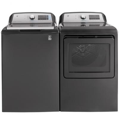 27" GE 5.2  Cu. Ft. Capacity Smart Washer With Sanitize - GTW840CPNDG