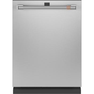 24" Café Interior Built In Dishwasher with Hidden Controls in Stainless Steel - CDT875P2NS1