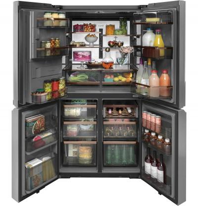 36" Café 27.4 Cu. Ft. Smart Quad-Door Refrigerator - CQE28DM5NS5