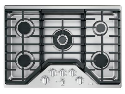 30" Café Built-In Gas Cooktop - CGP95302MS1