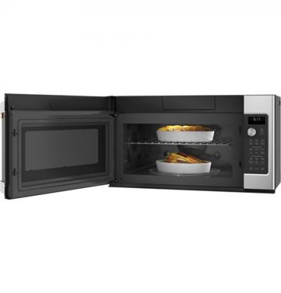 30" Café 1.7 Cu. Ft. Convection Over-the-Range Microwave Oven - CVM517P2MS1