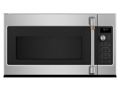 30" GE Cafe 1.7 Cu. Ft. Convection Over-the-Range Microwave Oven - CVM517P2RS1
