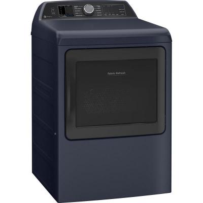 27" GE Profile 7.3 Cu. Ft. Smart Electric Dryer in Sapphire Blue - PTD90EBMTRS