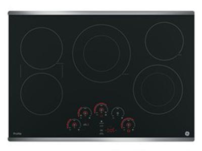 30" GE Profile Electric Cooktop with Built-In Touch Control - PP9030SJSS