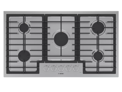 36" Bosch 500 Series Gas Cooktop In Stainless Steel - NGM5658UC
