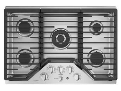 30" GE Profile Built-In Gas Deep Recessed Edge-to-Edge Cooktop - PGP9030SLSS