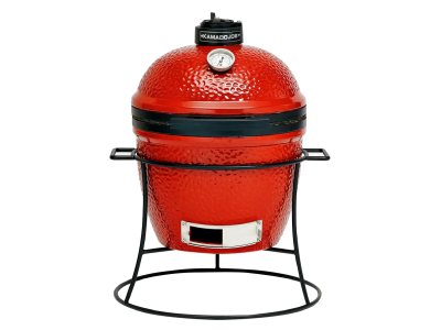 13.5" Kamado Joe Jr Premium Ceramic Grill with Cast Iron Stand - Kamado Joe Jr - 13.5"