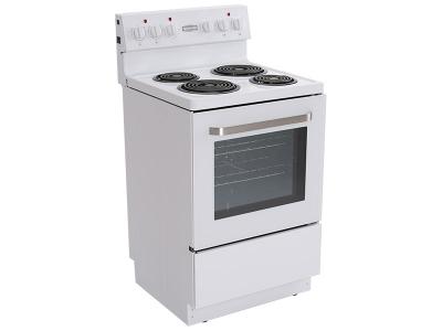 24" Marathon White Electric Coil Top Range - MER240W