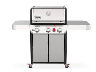 62" Weber 3 Burner Liquid Propane Gas Grill in Stainless Steel - Genesis S-325s LP