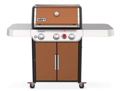 62" Weber Genesis E-325s 3 Burner Liquid Propane Gas Grill in Copper - 35320001