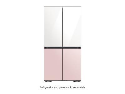 Samsung Bespoke 4-Door Flex Refrigerator Panel in White Glass - RA-F18DUU35/AA