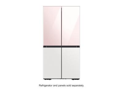 Samsung Bespoke 4-Door Flex Refrigerator Panel in White Glass - RA-F18DBB35/AA