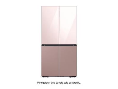 Samsung Bespoke 4-Door Flex Refrigerator Panel in Champagne Rose Steel - RA-F18DBBQH/AA