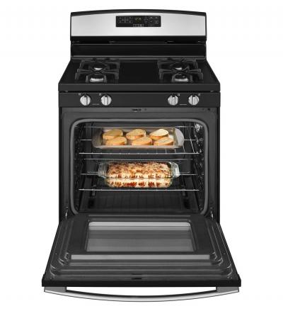 30" Amana 5.0 Cu. Ft. Gas Range With Self-Clean Option - AGR6603SFS