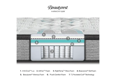 Beautyrest Harmony Lux Permanence Queen Mattress - Harmony Lux Carbon Permanence (Queen)