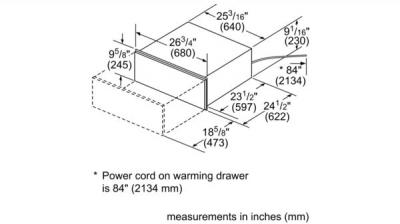 27" Bosch 500 Series Warming Drawer In Stainless Steel - HWD5751UC