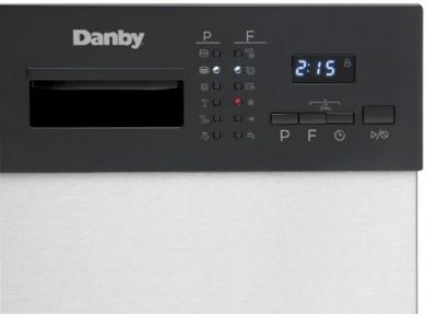 24" Danby Stainless Full Size Dishwasher - DDW2404EBSS