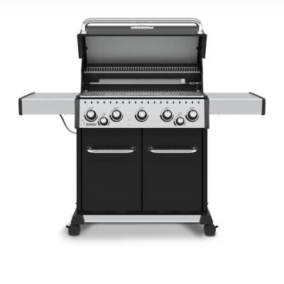 Broil King Baron 590 Pro Liquid Propane Grill with 5 Stainless Steel Dual-Tube Burners - 876244 LP