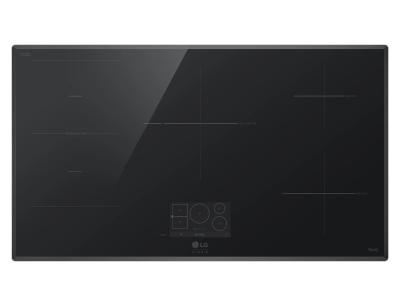 36" LG STUDIO Induction Cooktop with 5 Burners and Flex Cooking Zone In Black - CBIS3618B