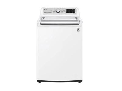 27" LG 5.6 Cu. Ft. Capacity Smart Wi-fi Enabled Top Load Washer - WT7305CW