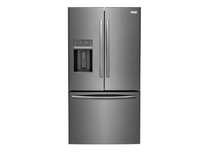 36" Frigidaire Gallery 27.8 Cu. Ft. French Door Refrigerator in Black Stainless Steel - GRFS2853AD