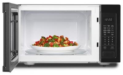 22" Whirlpool 1.6 Cu. Ft. Countertop Microwave With 1200-Watt Cooking Power - YWMC30516HB