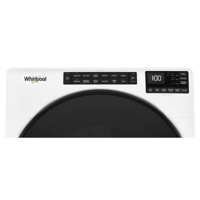 27" Whirlpool 7.4 Cu. Ft. Gas Wrinkle Shield Front Load Dryer with Steam - WGD6605MW