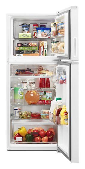 24" Whirlpool 11.6 Cu. Ft. Top-Freezer Refrigerator In White - WRT312CZJW