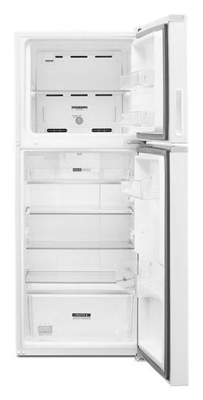 24" Whirlpool 11.6 Cu. Ft. Top-Freezer Refrigerator In White - WRT312CZJW