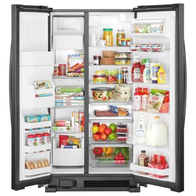 36" Whirlpool 25 Cu. Ft. Side-by-Side Refrigerator - WRS325SDHB