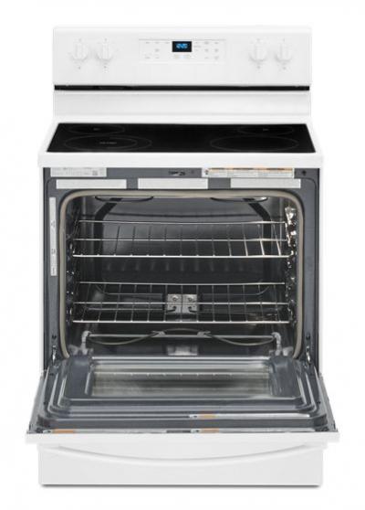 30" Whirlpool 5.3 Cu. Ft. Electric Range With Frozen Bake Technology In White - YWFE515S0JW