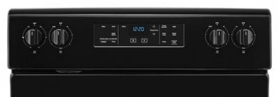 30" Whirlpool 5.3 Cu. Ft. Electric Range With Frozen Bake Technology In Black - YWFE515S0JB