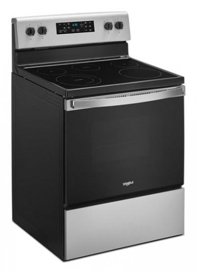 30" Whirlpool 5.3 Cu. Ft. Electric Range With Frozen Bake Technology - YWFE505W0JZ