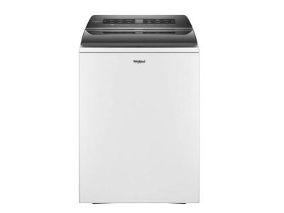 27" Whirlpool 5.5 Cu. Ft. Smart Top Load Washer In White - WTW6120HW