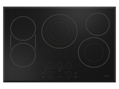 30" Café Touch Control Electric Cooktop in Black - CEP90301TBB