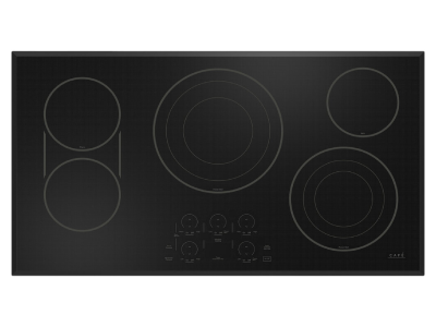 36" GE Café Touch Control Electric Cooktop in Black - CEP90361TBB