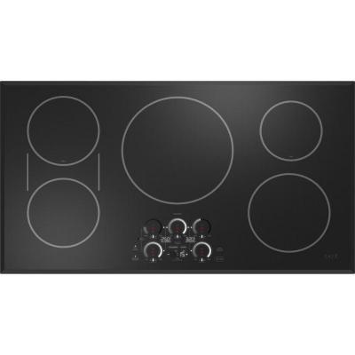 36" Café Built-In Touch Control Induction Cooktop in Black - CHP90361TBB