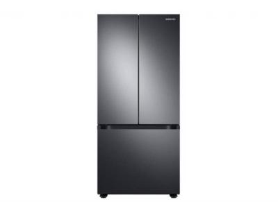 30" Samsung 22 Cu. Ft. French Door Refrigerator With Modern Design In Black Stainless Steel - RF22A4111SG/AA