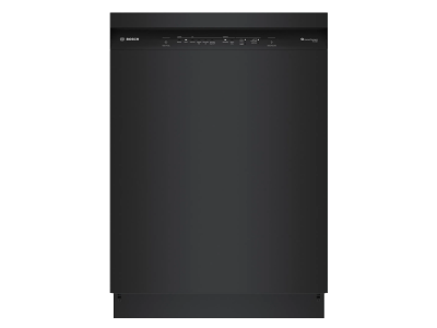 24" Bosch 100 Series Plus 48 dBA Dishwasher in Black - SHE4AEM6N