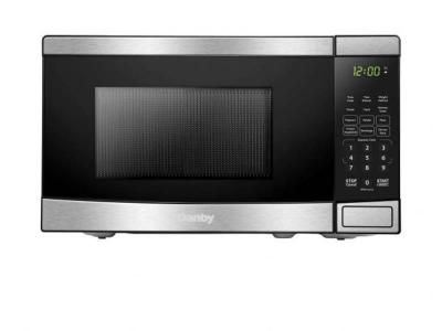 17" Danby 0.7 Cu. Ft. Capacity 700 Watts Microwave With Stainless Steel Front - DBMW0721BBS