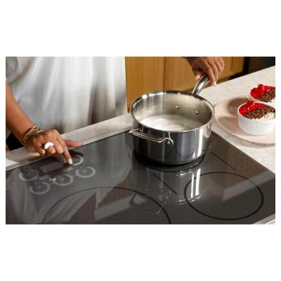 30" Café Built-in Touch Control Induction Cooktop in Black - CHP90301TBB