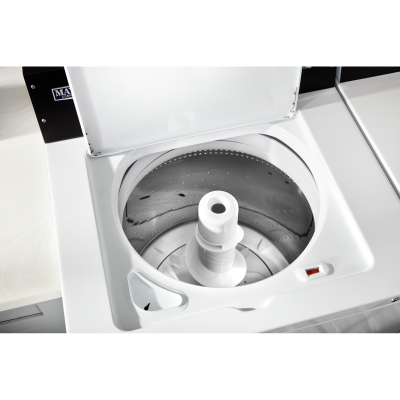 27" Maytag 3.5 Cu. Ft. Commercial-Grade Residential Agitator Washer in White - MVWP586GW