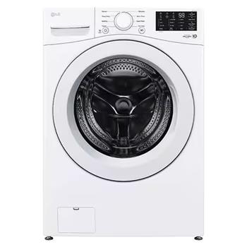 27" LG 5.2 Cu. Ft. Ultra Large Front Load Washer - WM3400CW      